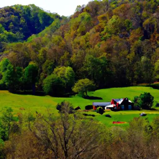 Rural landscape in Tennessee