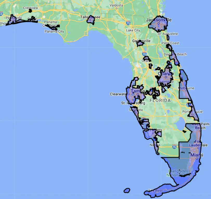 Florida New 2024 USDA loan eligibility boundaries