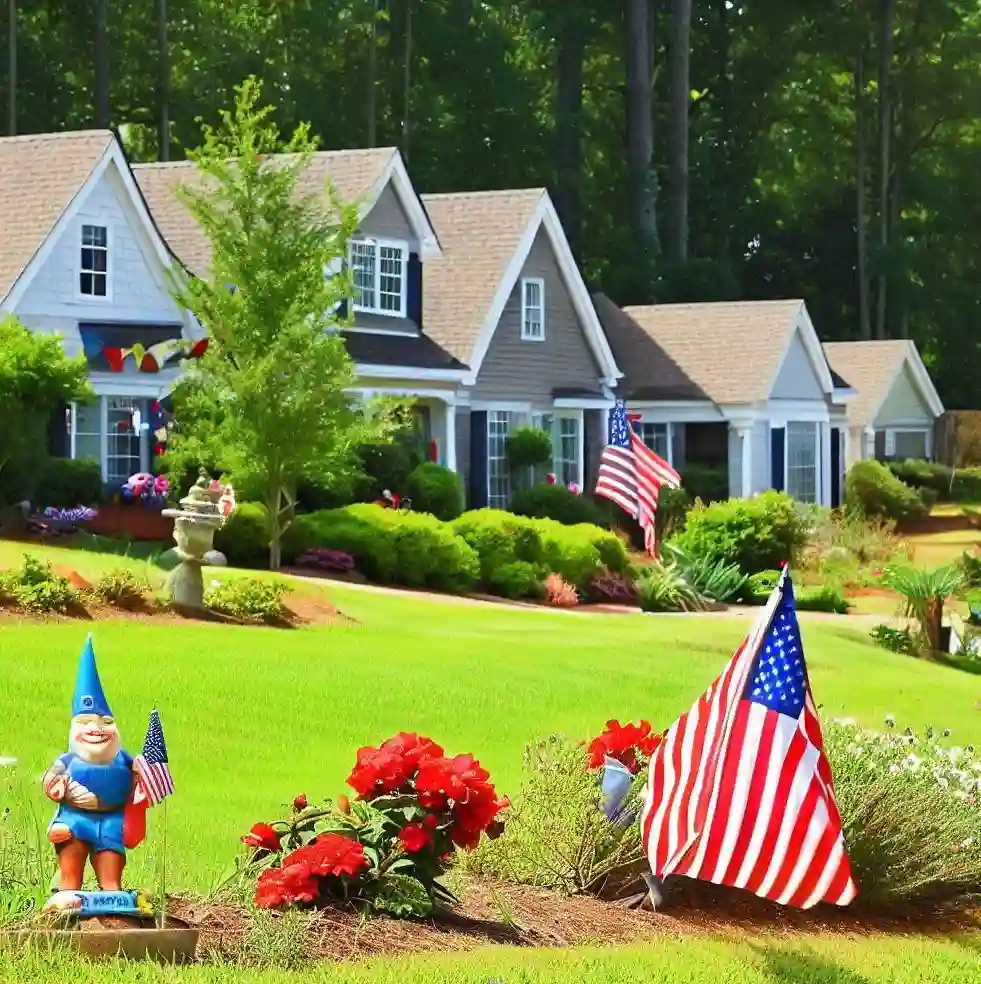 Rural Homes in North Carolina during gnome_july
