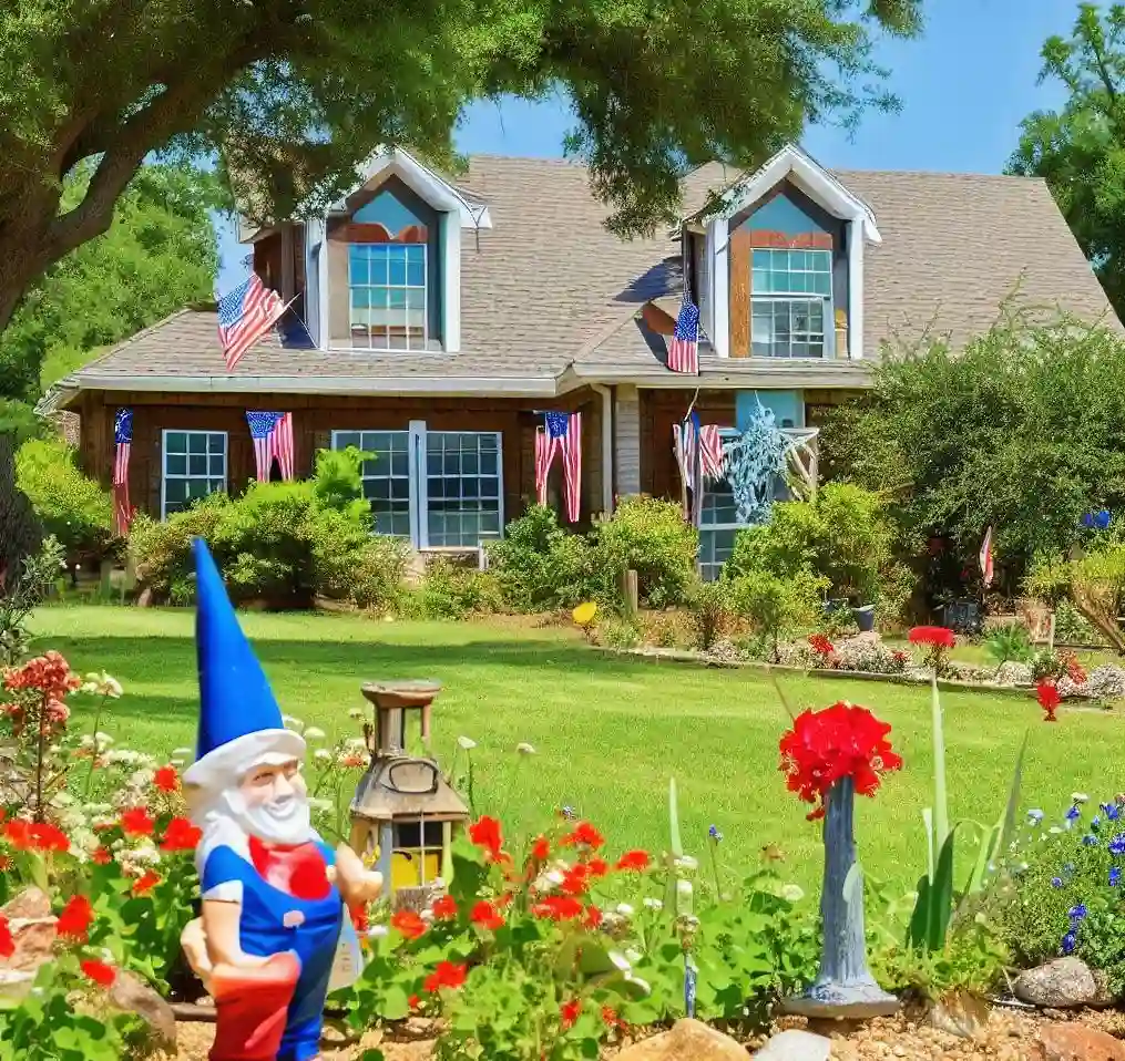 Rural Homes in Texas during gnome_july