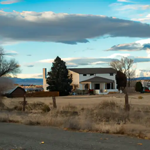 Rural homes in Moffat, Colorado