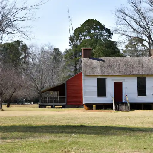 Rural homes in Fulton, Georgia