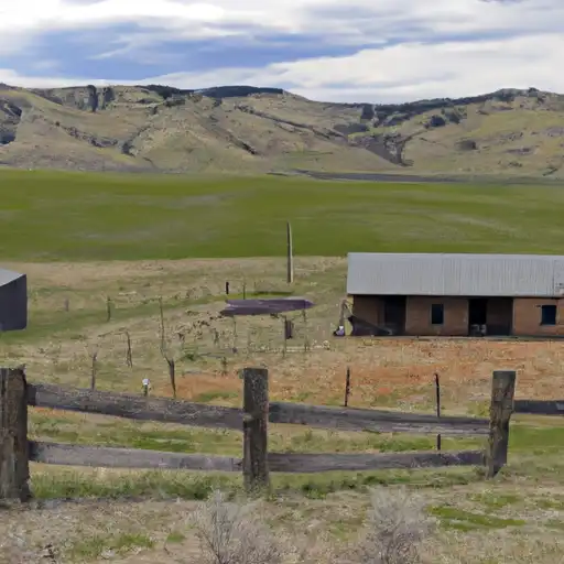 Rural homes in Bannock, Idaho