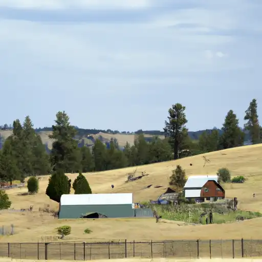 Rural homes in Boundary, Idaho