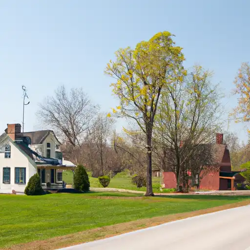 Rural homes in Hancock, Indiana