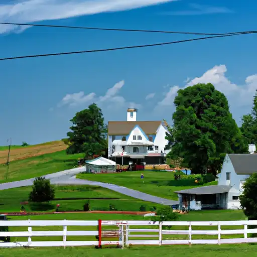 Rural homes in Martin, Kentucky