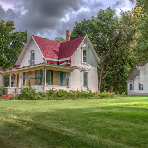 Rural homes in Goodhue, Minnesota