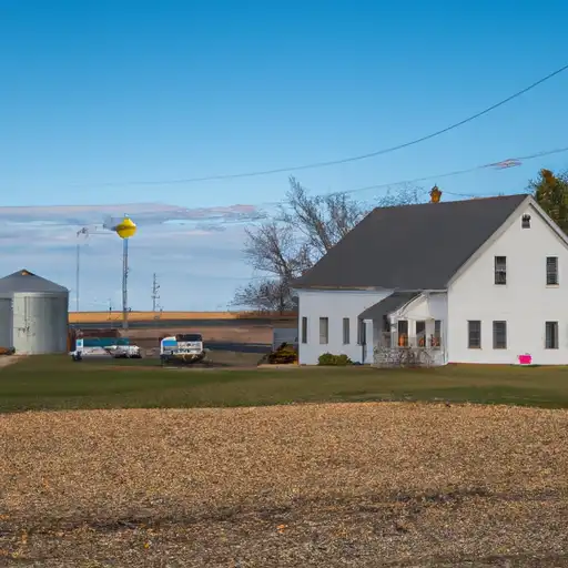 Rural homes in Winona, Minnesota