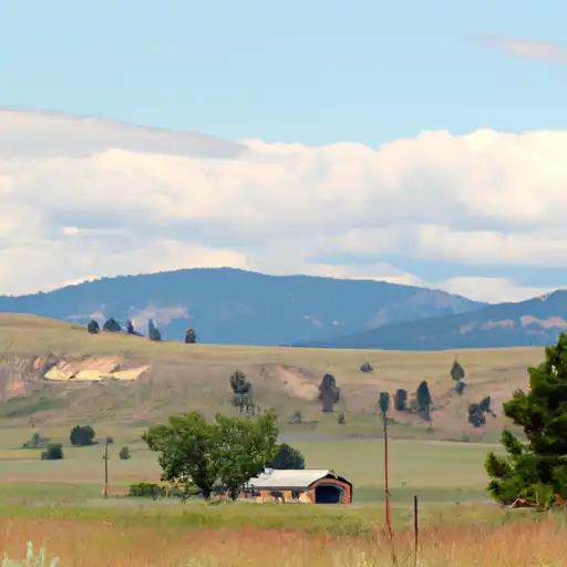 Rural homes in Roosevelt, Montana