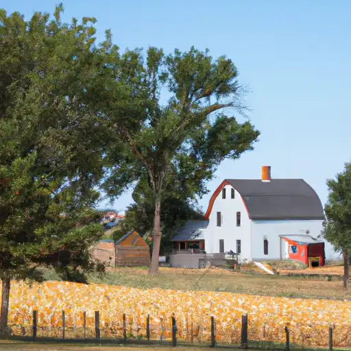 Rural homes in Brown, Nebraska