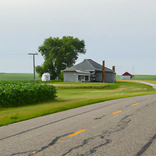 Rural homes in McPherson, Nebraska