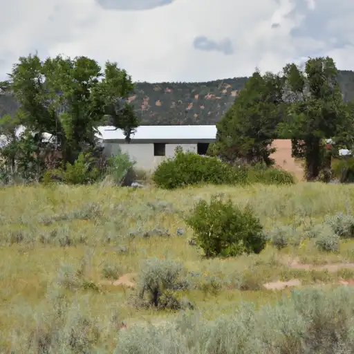 Rural homes in Cibola, New Mexico