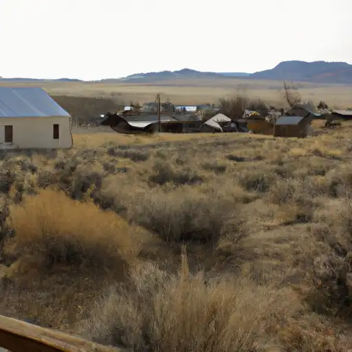 Rural homes in Lander, Nevada