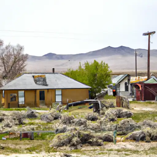 Rural homes in Lincoln, Nevada