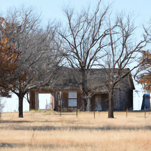 Rural homes in Hughes, Oklahoma