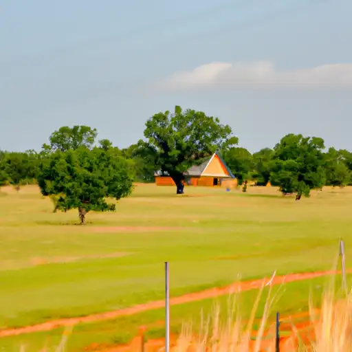 Rural homes in Kiowa, Oklahoma