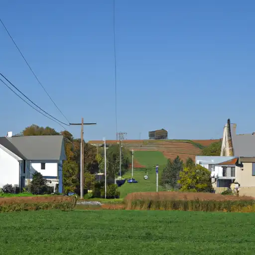 Rural homes in Fayette, Pennsylvania
