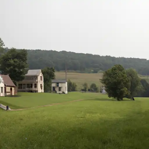 Rural homes in Juniata, Pennsylvania