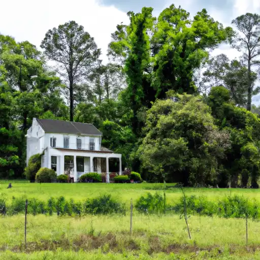Rural homes in Darlington, South Carolina