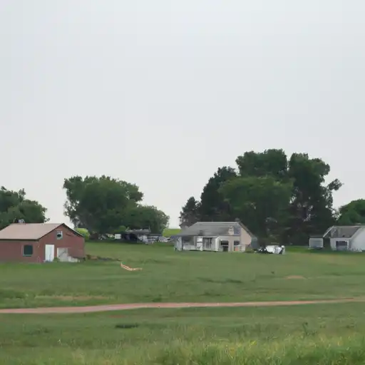 Rural homes in Aurora, South Dakota