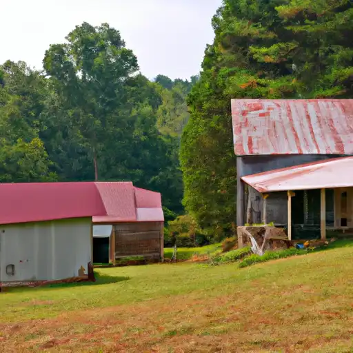 Rural homes in Campbell, Tennessee