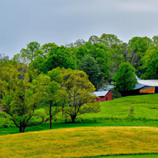 Rural homes in Cumberland, Tennessee