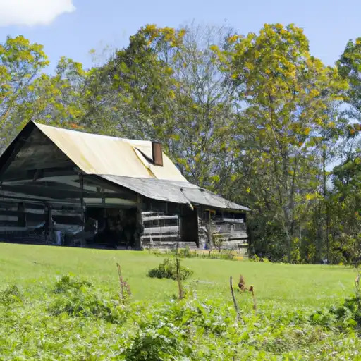 Rural homes in DeKalb, Tennessee