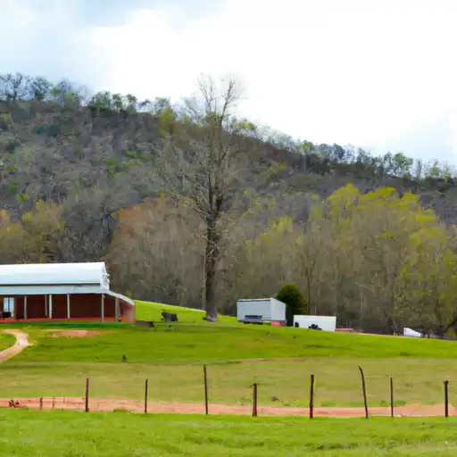 Rural homes in Lincoln, Tennessee
