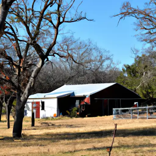 Rural homes in Dawson, Texas