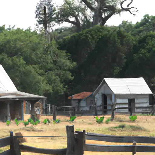 Rural homes in Fannin, Texas