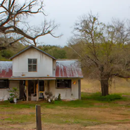 Rural homes in Garza, Texas