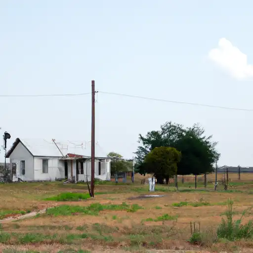 Rural homes in Haskell, Texas