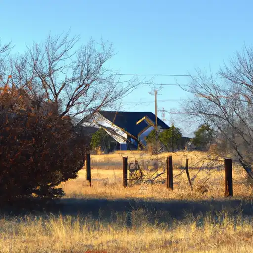 Rural homes in Lubbock, Texas