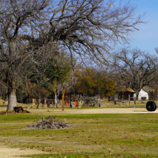 Rural homes in Mills, Texas