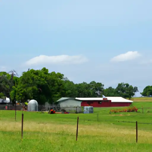 Rural homes in Motley, Texas