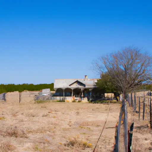 Rural homes in Ochiltree, Texas
