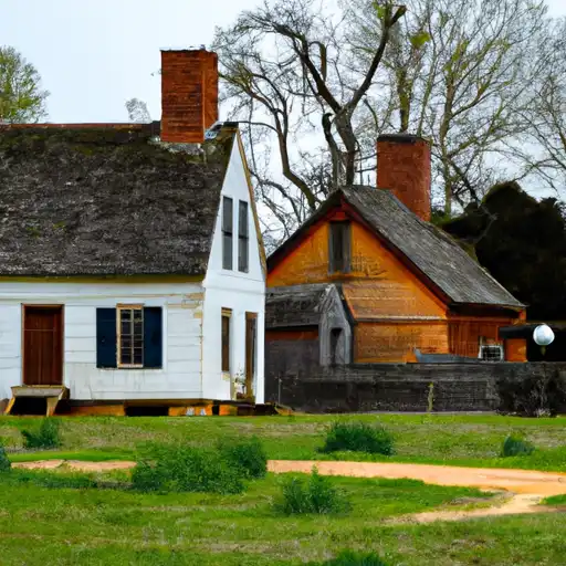 Rural homes in Gloucester, Virginia