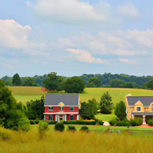 Rural homes in Prince William, Virginia