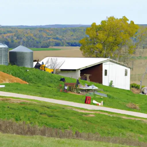 Rural homes in Douglas, Wisconsin