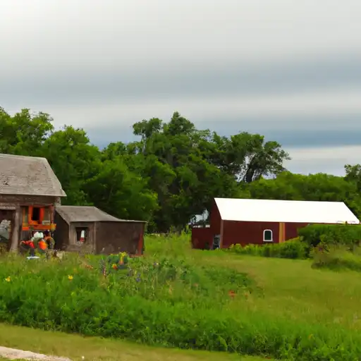 Rural homes in Shawano, Wisconsin