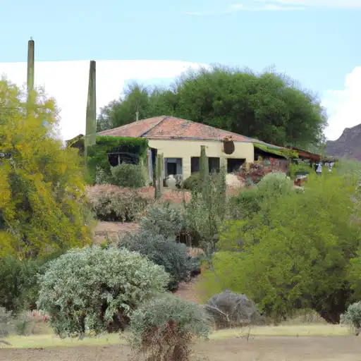 Rural landscape in Arizona