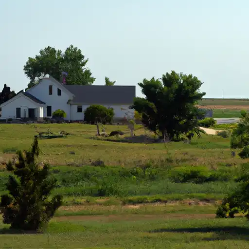 Rural landscape in Kansas