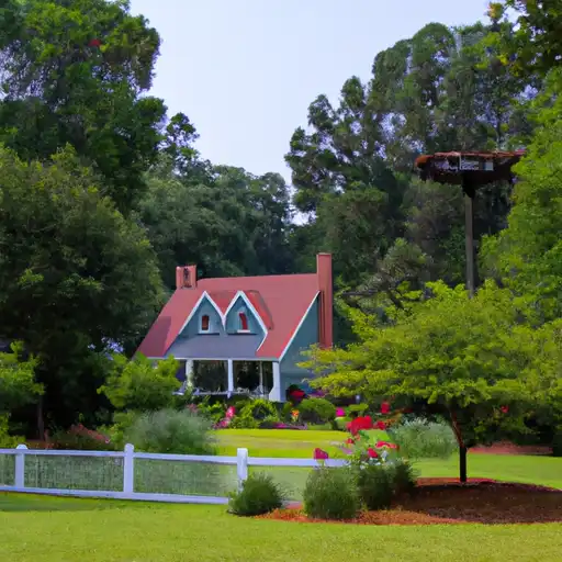 Rural landscape in South Carolina