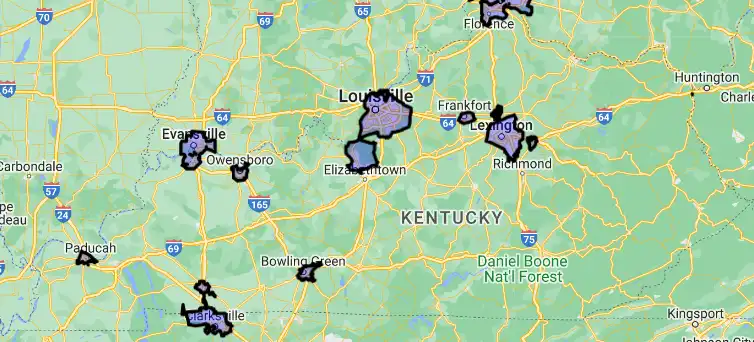 Kentucky USDA loan eligibility boundaries