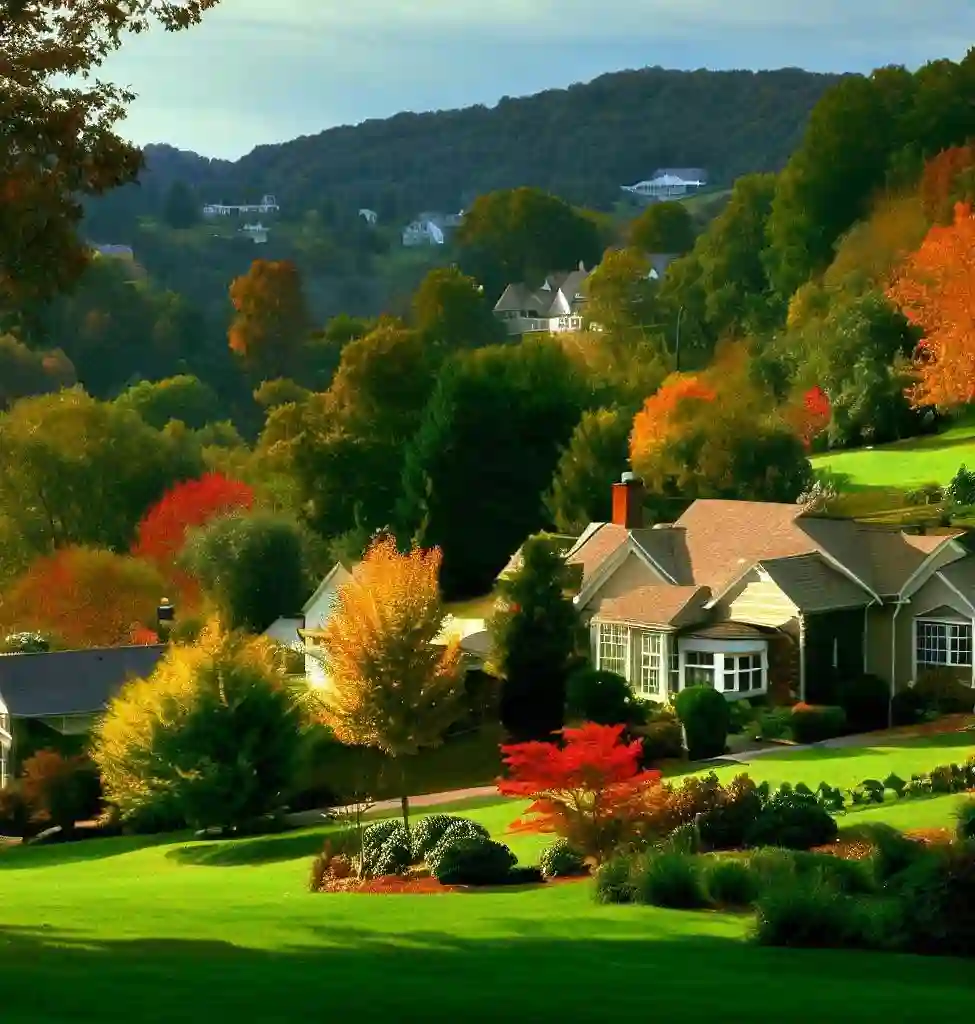 Rural Homes in West Virginia during autumn