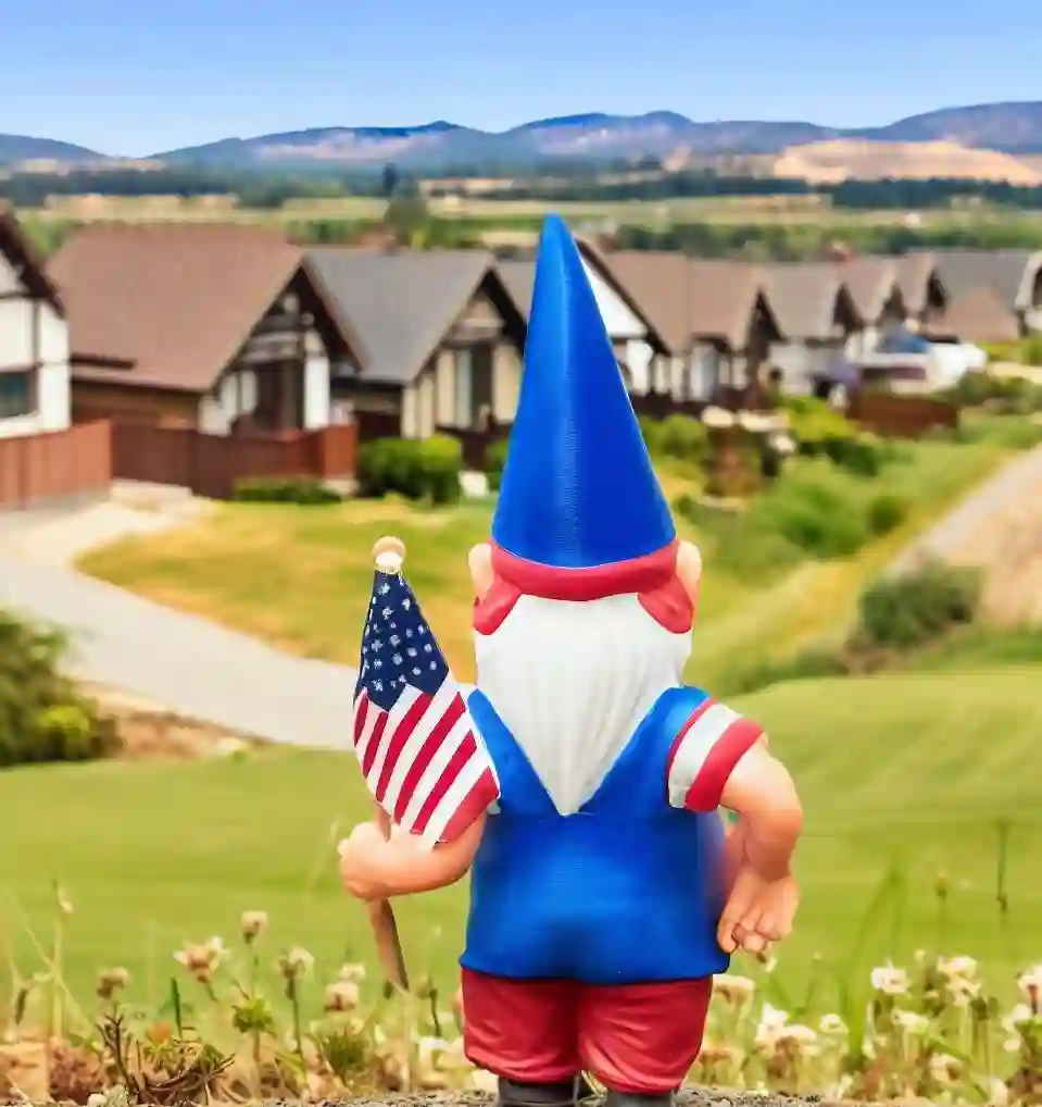 Rural Homes in California during gnome_july