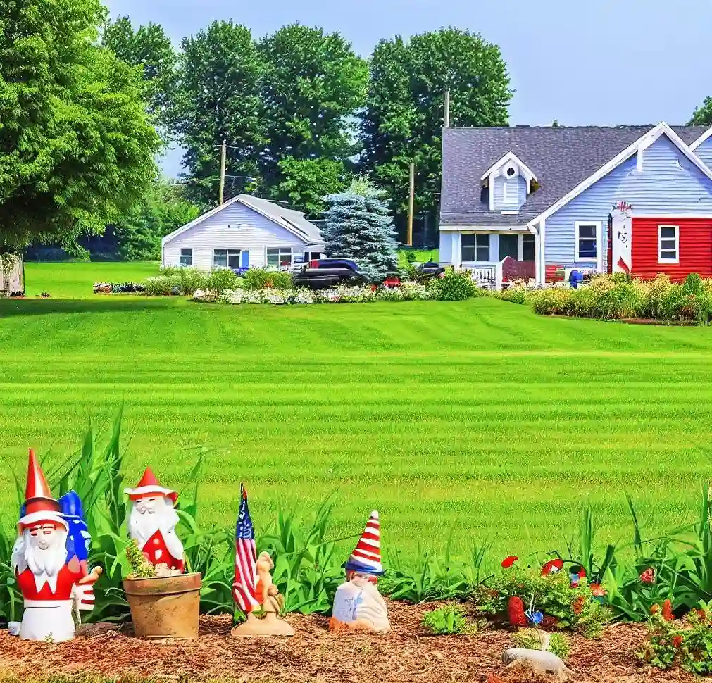 Rural Homes in Indiana during gnome_july
