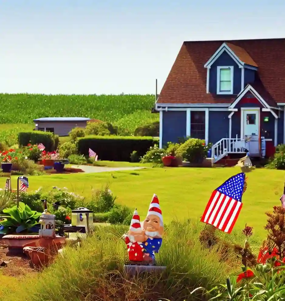 Rural Homes in Nebraska during gnome_july