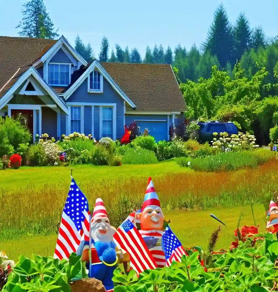 Rural Homes in Oregon during gnome_july