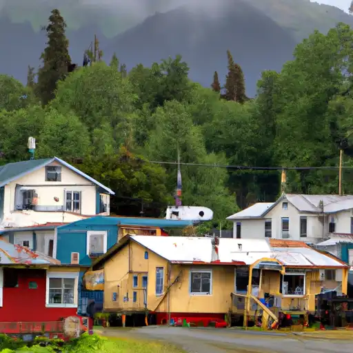 Rural homes in Hoonah'Angoon, Alaska